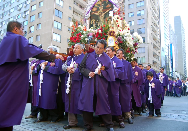 Señor de los Milagros en Lima